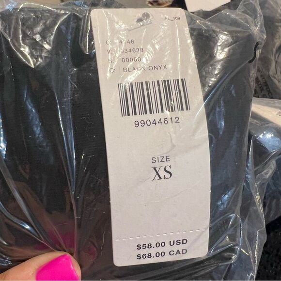 NWT Maeve Anthropologie black square neck tank top size xs - Picture 5 of 10